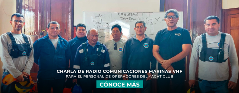 Charla de radio comunicaciones marinas VHF para el personal de operadores del Yacht Club